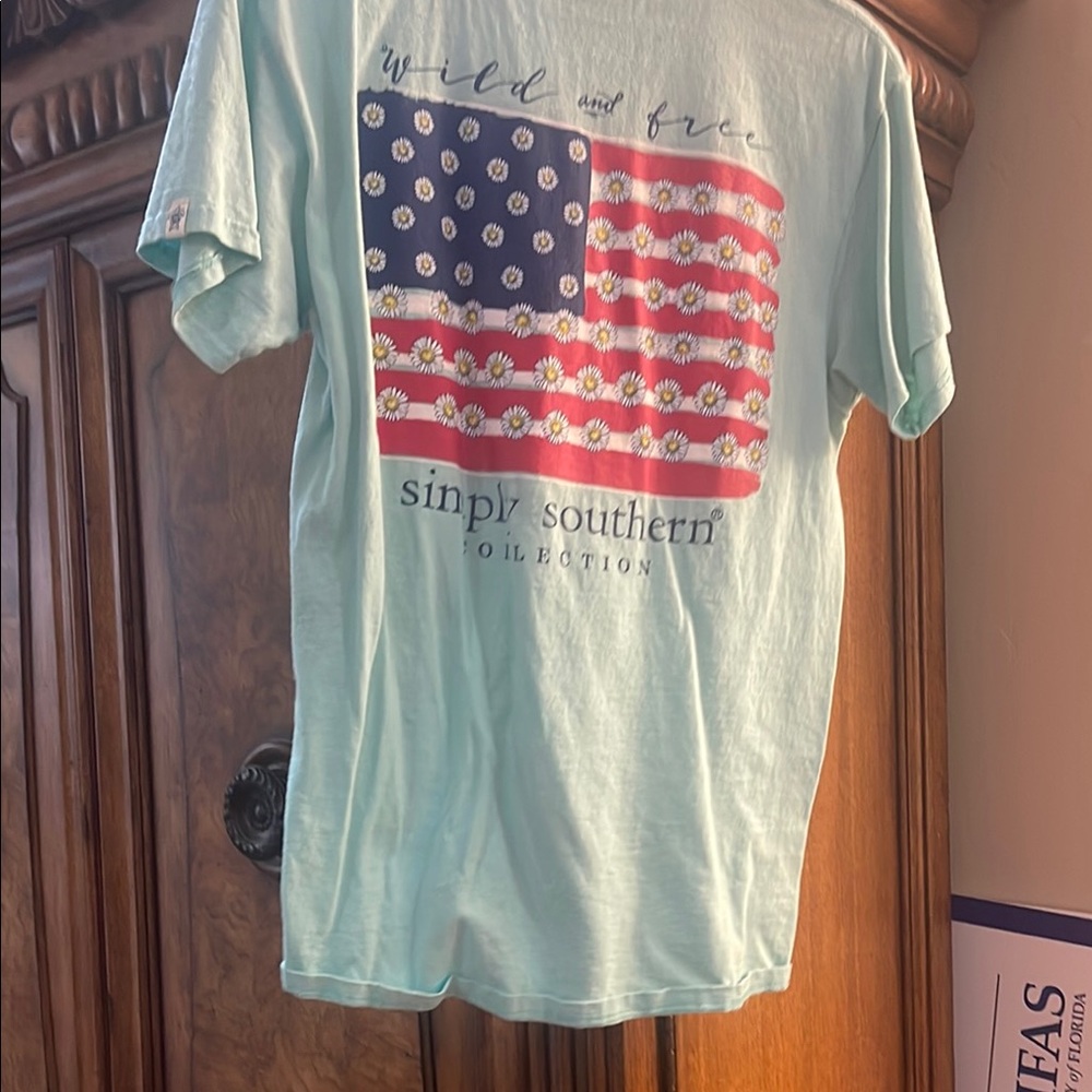 Simply Southern Kids Light Blue Graphic T-Shirt